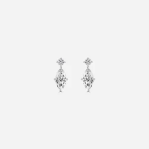 Marquise Lab Grown Diamond Drop Earrings