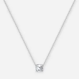 Asscher Cut Lab Grown Diamond Solitaire Pendant